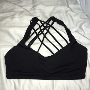 BRAND NEW BLACK LULULEMON SPORTS BRA